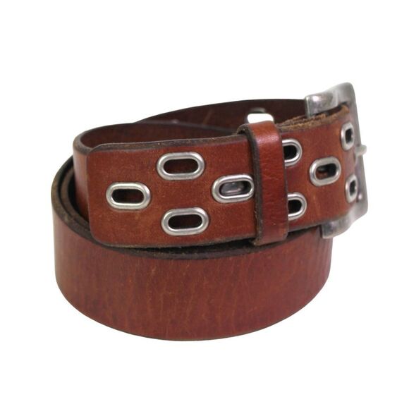 B.A.D. BROWN GENUINE LEATHER 1 3/8"Wd DRESS CASUAL MEN'S BELT Size 36 (*19 - Picture 6 of 13